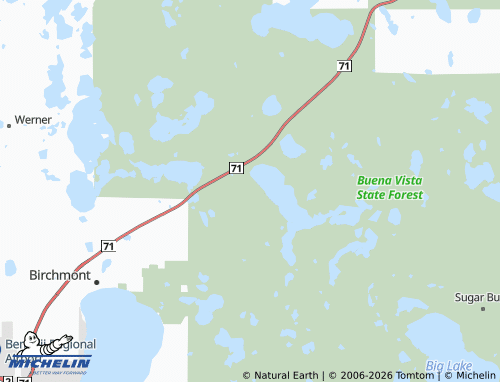 Mapa MICHELIN Turtle River - ViaMichelin