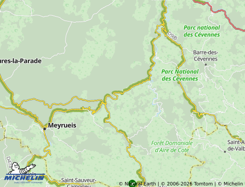Mappa MICHELIN Fraissinet-de-Fourques - ViaMichelin