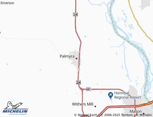 MICHELIN-Landkarte Palmyra - ViaMichelin