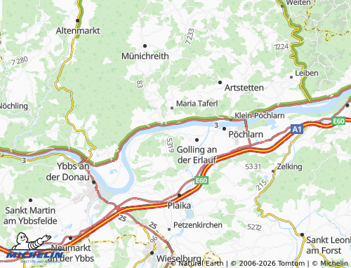 MICHELIN Krummnußbaum map - ViaMichelin