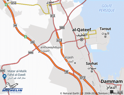 MICHELIN-Landkarte al-Badee' - ViaMichelin