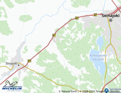 MICHELIN Pajuranta map - ViaMichelin