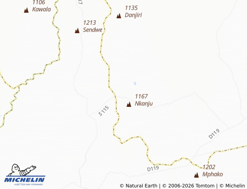 MICHELIN Chisepo map - ViaMichelin