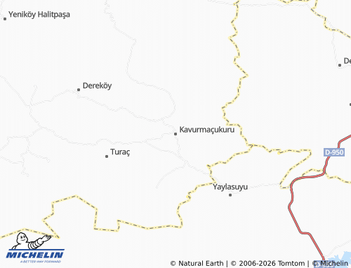 MICHELIN Kavurmaçukuru map - ViaMichelin