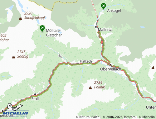 Mapa MICHELIN Flattachberg - ViaMichelin