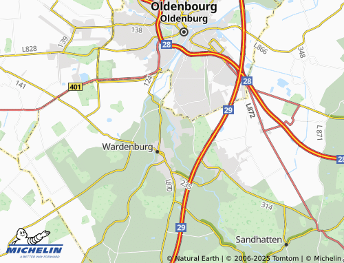 MICHELIN Bei der Iburg map - ViaMichelin