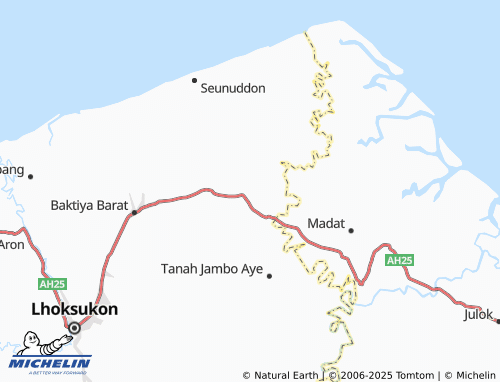 MICHELIN Meunasah Bujok map - ViaMichelin