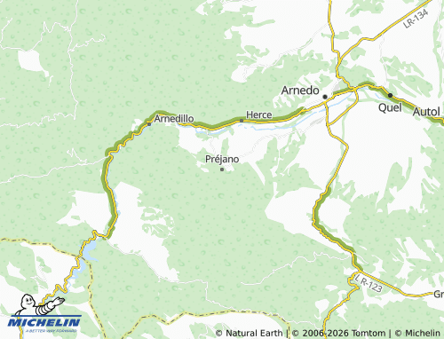MICHELIN Préjano map - ViaMichelin