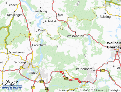 MICHELIN Rettenbach map - ViaMichelin