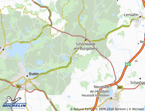 Mappa MICHELIN Kasseedorf - ViaMichelin
