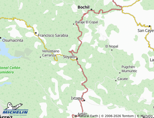 MICHELIN Soyaló map - ViaMichelin