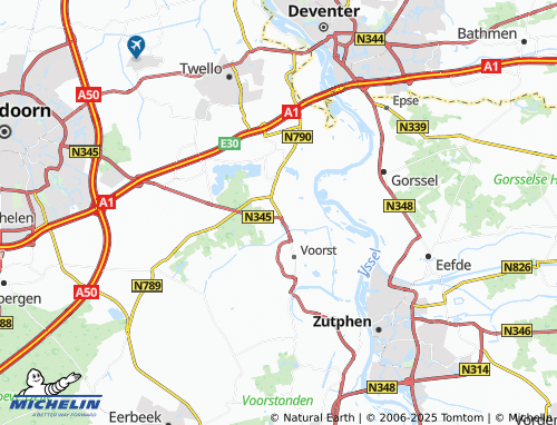 Mapa MICHELIN Gietelo - ViaMichelin