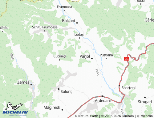 MICHELIN Bărnești map - ViaMichelin