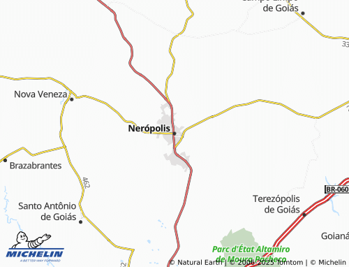 MICHELIN Nerópolis map - ViaMichelin