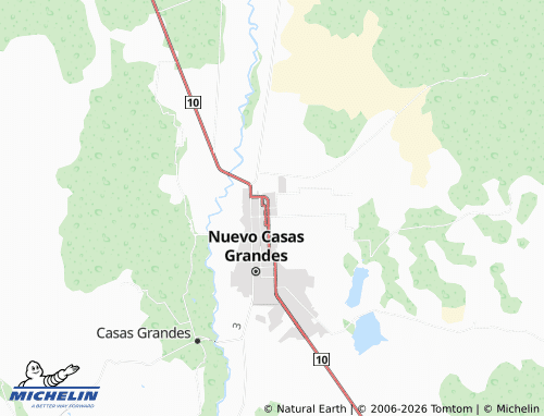 MICHELIN Nueva Dublán map - ViaMichelin