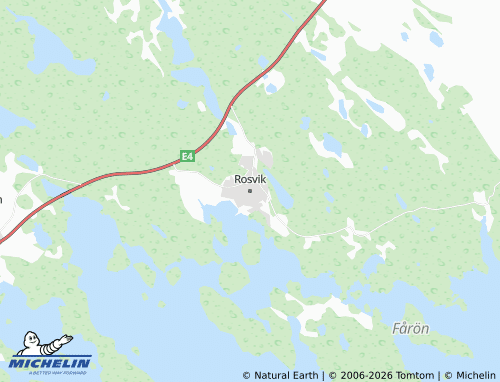 MICHELIN Rosvik map - ViaMichelin