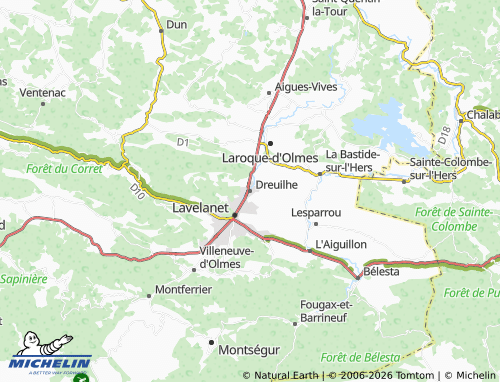 Mapa MICHELIN Dreuilhe - ViaMichelin