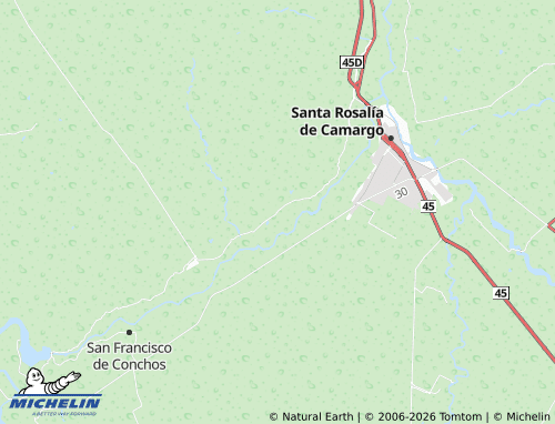 Mappa MICHELIN Santa Elena - ViaMichelin