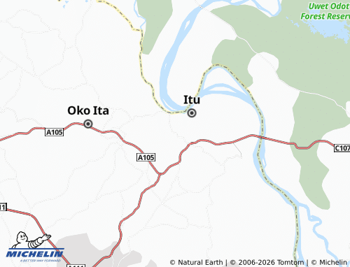 Mappa MICHELIN Ntiat - ViaMichelin