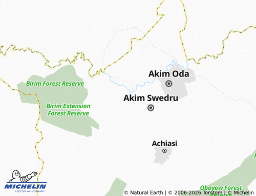 Mapa MICHELIN Aduasa - ViaMichelin