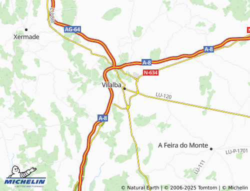 Kaart MICHELIN Sancovade (Santiago) - ViaMichelin