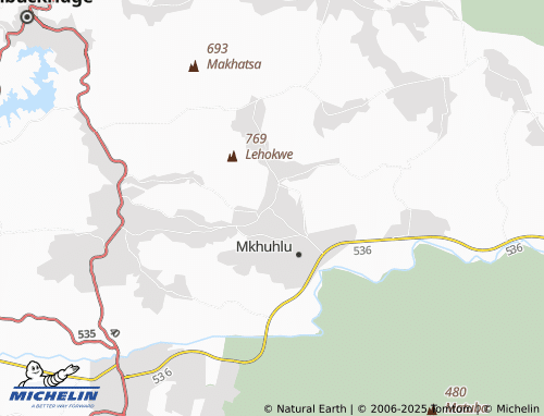 MICHELIN-Landkarte Legokgwe - ViaMichelin