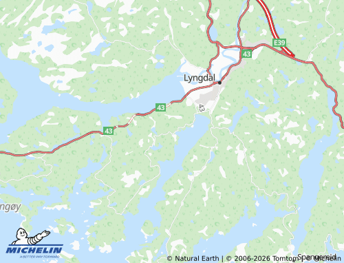MICHELIN Svenevik map - ViaMichelin