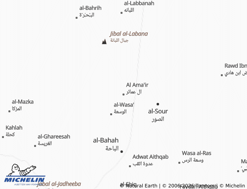MICHELIN-Landkarte Al Ama'ir - ViaMichelin