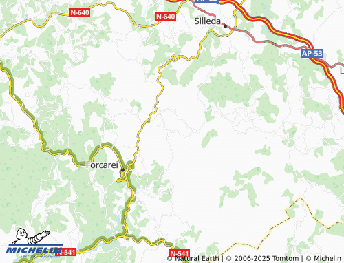 MICHELIN Aciveiro (Santa María) map - ViaMichelin