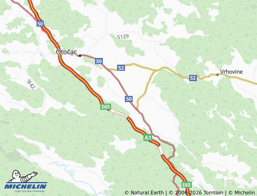 Mapa MICHELIN Čovići - ViaMichelin