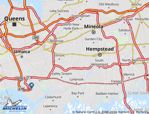 Mapa MICHELIN Franklin Square - ViaMichelin
