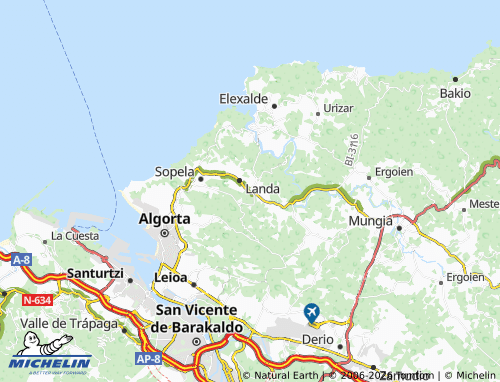 MICHELIN Elortza map - ViaMichelin