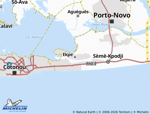 Mapa MICHELIN Ekpe - ViaMichelin