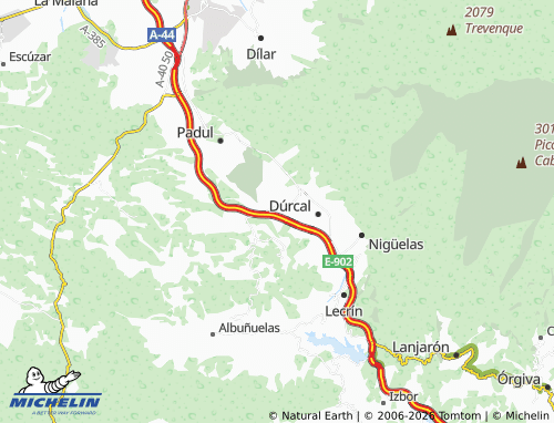 MICHELIN-Landkarte Cozvijar - ViaMichelin