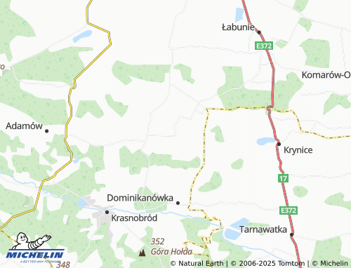 MICHELIN Suchowola-Kolonia map - ViaMichelin