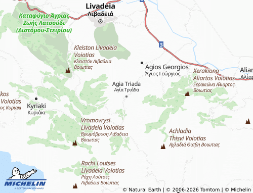Carte MICHELIN Agia Triada - ViaMichelin