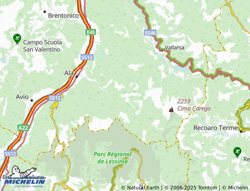 MICHELIN-Landkarte Ronchi - ViaMichelin