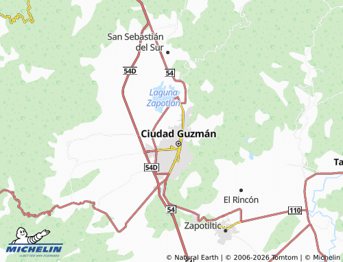 MICHELIN Paseos del Real map - ViaMichelin