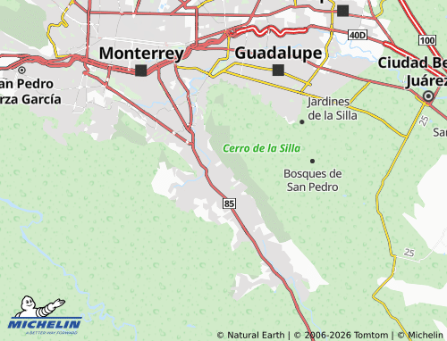 MICHELIN Lomas del Vergel map - ViaMichelin