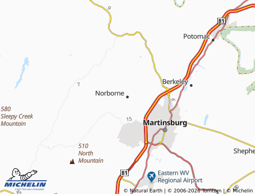 Mappa MICHELIN Norborne - ViaMichelin