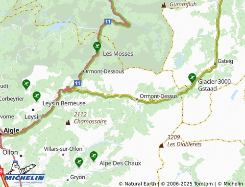 Carte MICHELIN Les Bovets - ViaMichelin