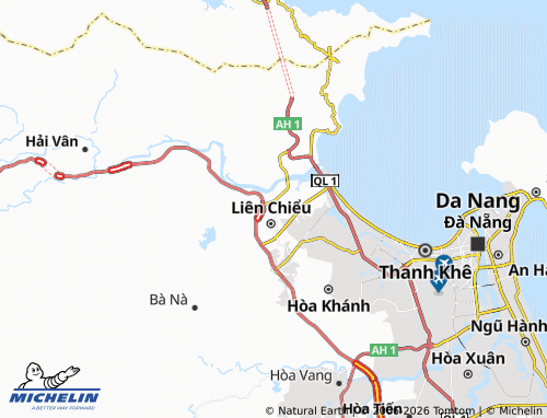 MICHELIN Hòa Liên map - ViaMichelin