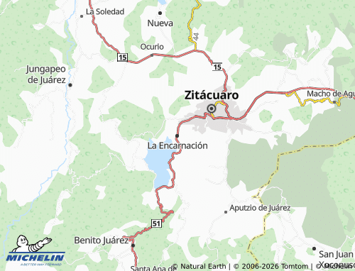 Mapa MICHELIN La Encarnación - ViaMichelin