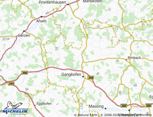 MICHELIN Scheuering map - ViaMichelin