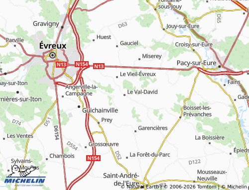 Mapa MICHELIN Le Val-David - ViaMichelin