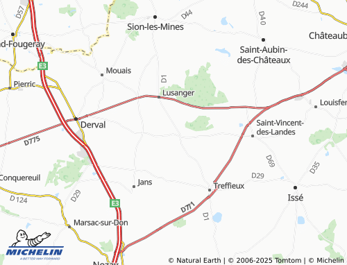 Mapa MICHELIN Le Fief Robin - ViaMichelin