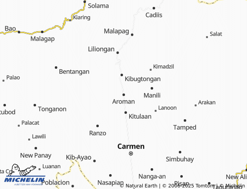 MICHELIN Aroman map - ViaMichelin