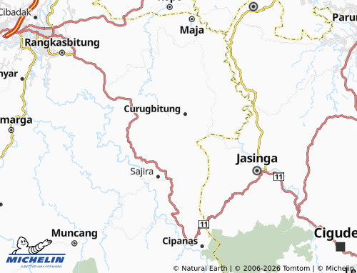 Mapa MICHELIN Sekarwangi - ViaMichelin