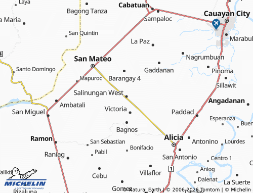 Mappa MICHELIN Salinungan West - ViaMichelin