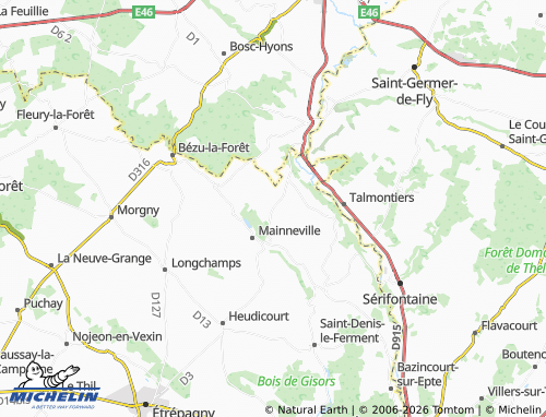 Mapa MICHELIN Les Cailletots - ViaMichelin